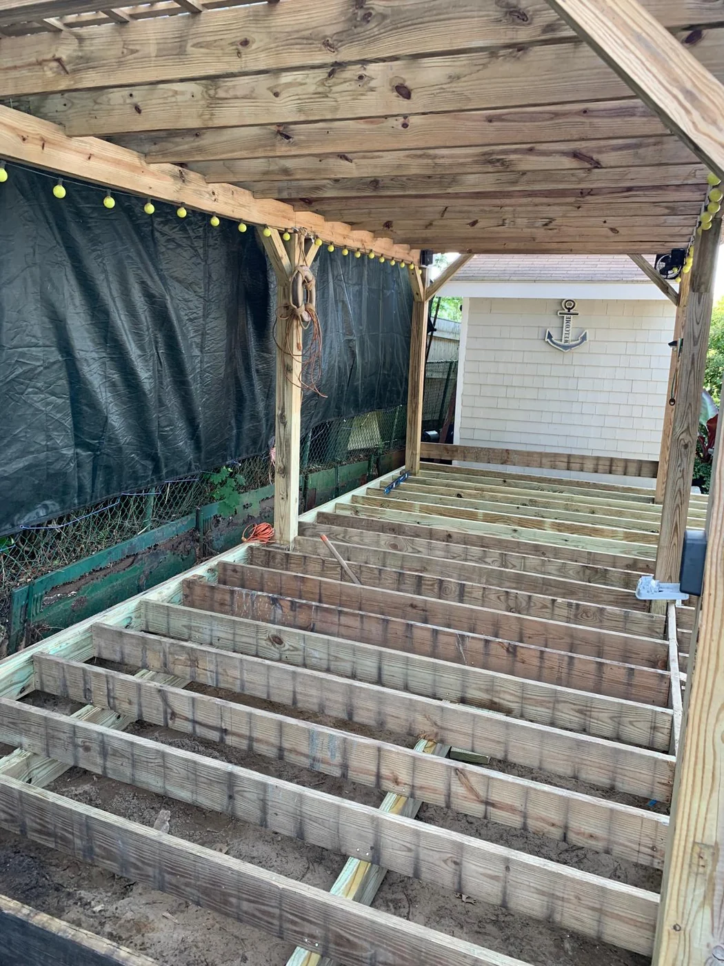 Before and build process deck project photo 8 by Craftsman Home Improvement Inc.